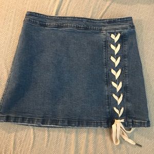 Blue jean skirt